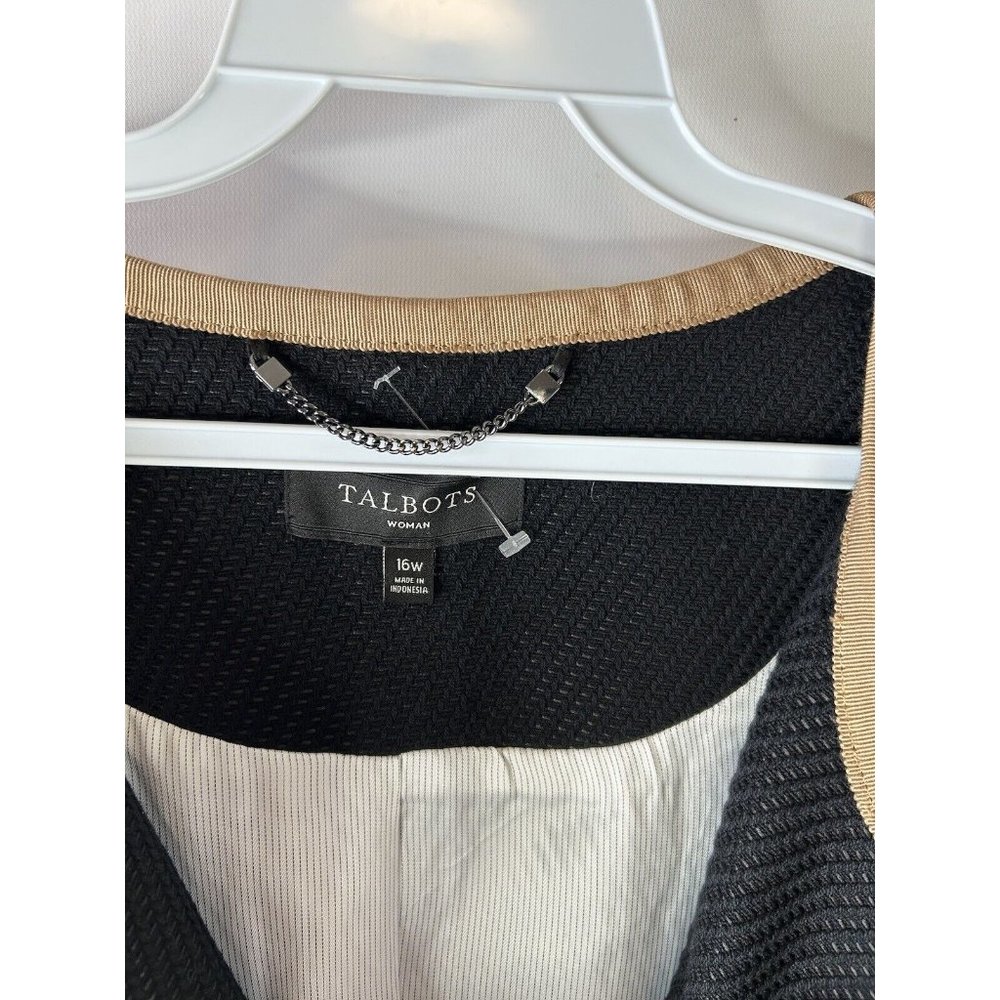 Talbots Color Block Lightweight Over Coat Trench … - image 3